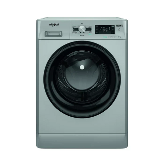 Whirlpool 8kg Front Load Washer Metallic FFB8248SBV